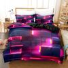 Transparent Grid Visual Effects Bedding Set Single Full Queen King Size Bed Set Kids Bedroom Duvetcover Sets Bed Sheet Set