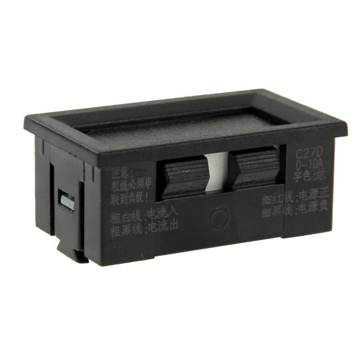 C27D Display Vermelho LED Digital DC 0-10A Amperímetro