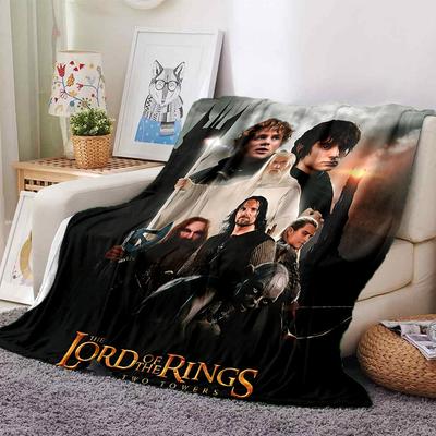 1pc The Lord of the Rings Two Towers Flannel Blanket Soft Warm Throw for Home, Office, Travel, All-Season Cozy Bedding GiftL1078