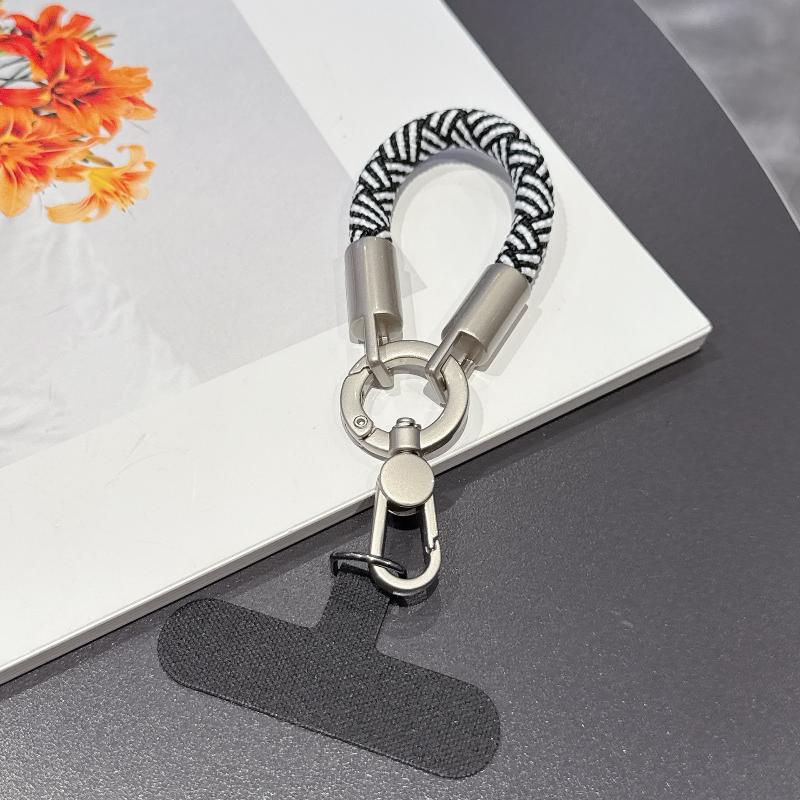 Short Portable Lanyard Pickup Chain Wrist Chain Anti-Lost Lanyard Universal Phone Case With Clip Lanyard Phone Accessories