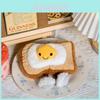 Süße Ei-Toast Plüschpuppe mit weichem Stoff für Heimdekoration und als Geschenk