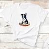Border Collie Tee Women Summer Designer Graphic Tshirts feUnisex Designer S Clothes