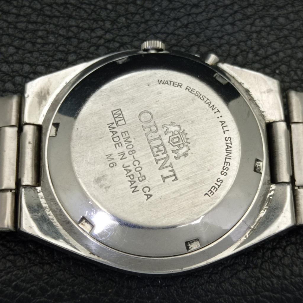 GENUINE VINTAGE ORIENT CRYSTAL AUTOMATIC 46943 JAPAN MENS WATCH a700736-5 R204-a700736