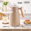 New 316L Stainless Steel Thermos Flask with Red Inner Liner - Large Capacity Warm Household Bottle and Kettle