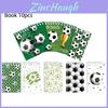 Football Theme Kids Notebooks Pack With Paper Construction For School Use And Event Decorations