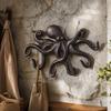 WallMounted Hook Sculptural Wall with Tentacle Hooks Nautical for Garden, Entryway, Patio