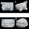 1 Pcs DIY Pet Cat Mould Craft Tool Silicone Molds 3D Cat Soap Clay Lovely Pig  Silicone Candle Molds