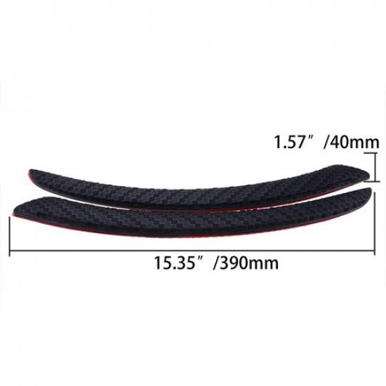 Black For BMW Sporty Fender Rubber Trim Sticker Car Wheel Eyebrow Protect Strips