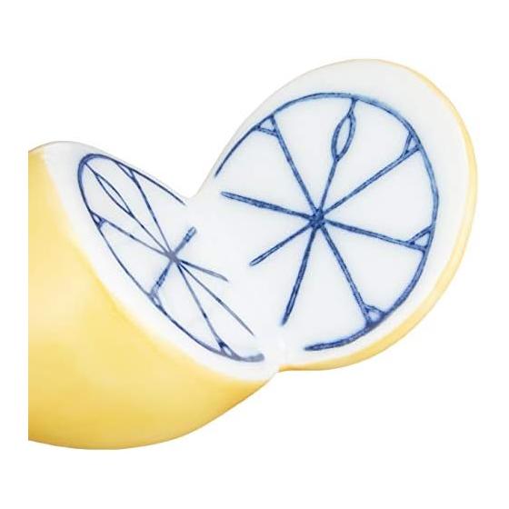Arita Ware Chopstick Rest, Nishiki Lemon