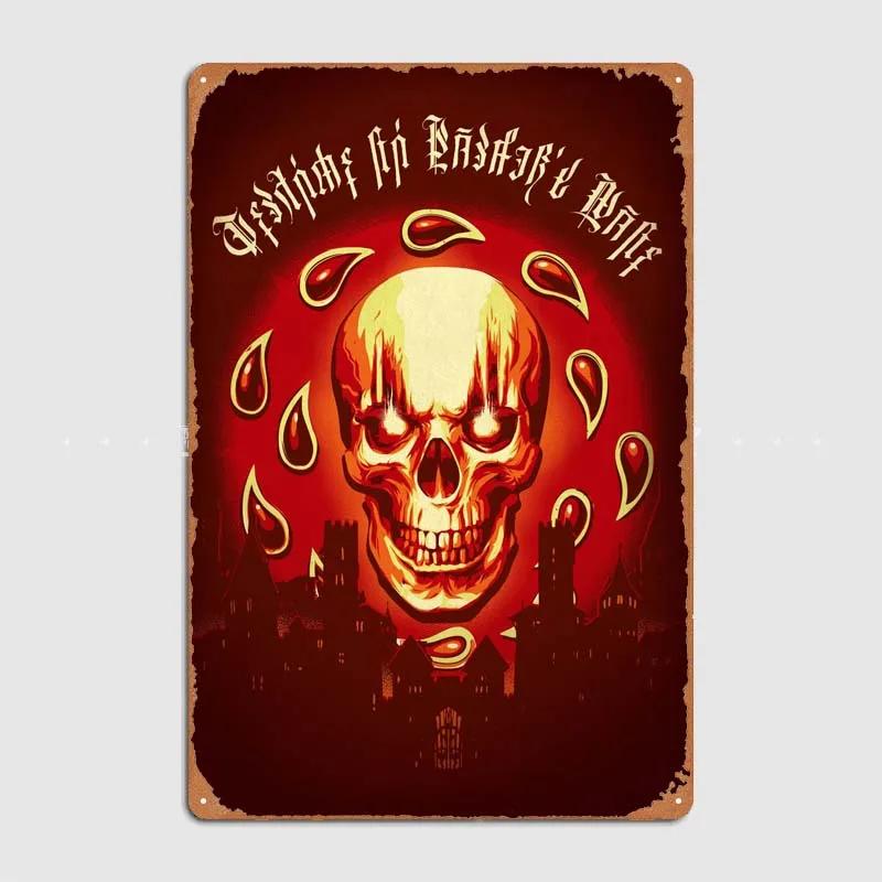 D-Dungeons And Dragons Posters Bedroom Decoration Game Signs Wall Art Vintage Metal Tin Sign for Gamer Room Wall Decoration Home