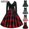 Fashion Spring Autumn V-Neck Long Sleeve Casual Dresses