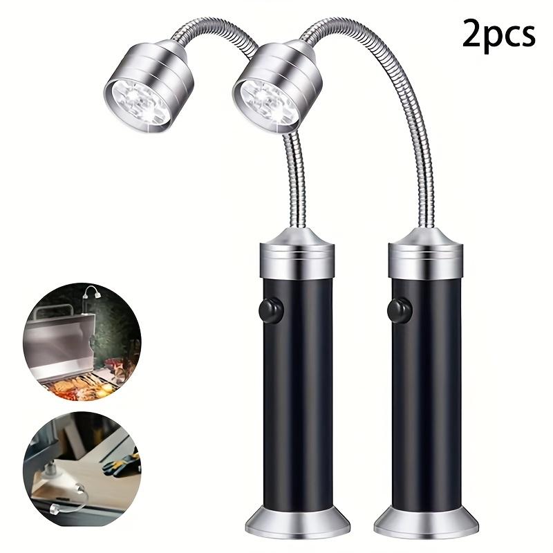 Magnetic BBQ Grill Light with 360° Flexible Gooseneck - Super Bright LED Outdoor Barbecue Flashlight, Handy Camping & Cooking Tool Gift for Men
