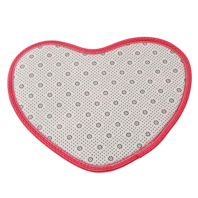 Non-slip Bath Mats Love Heart Shape Rug Kitchen Bathroom Home Decor Mats
