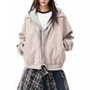 Unisex American Retro Deconstructed Two-Piece Hoodie Jacket - Spring Casual Workwear Trend