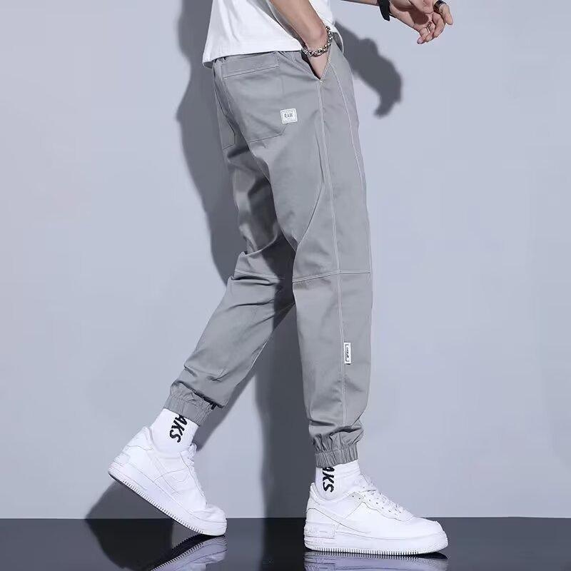 

Мужские модные черные брюки-джоггеры карго - Универсальная и стильная осенняя повседневная одежда 4XL серый