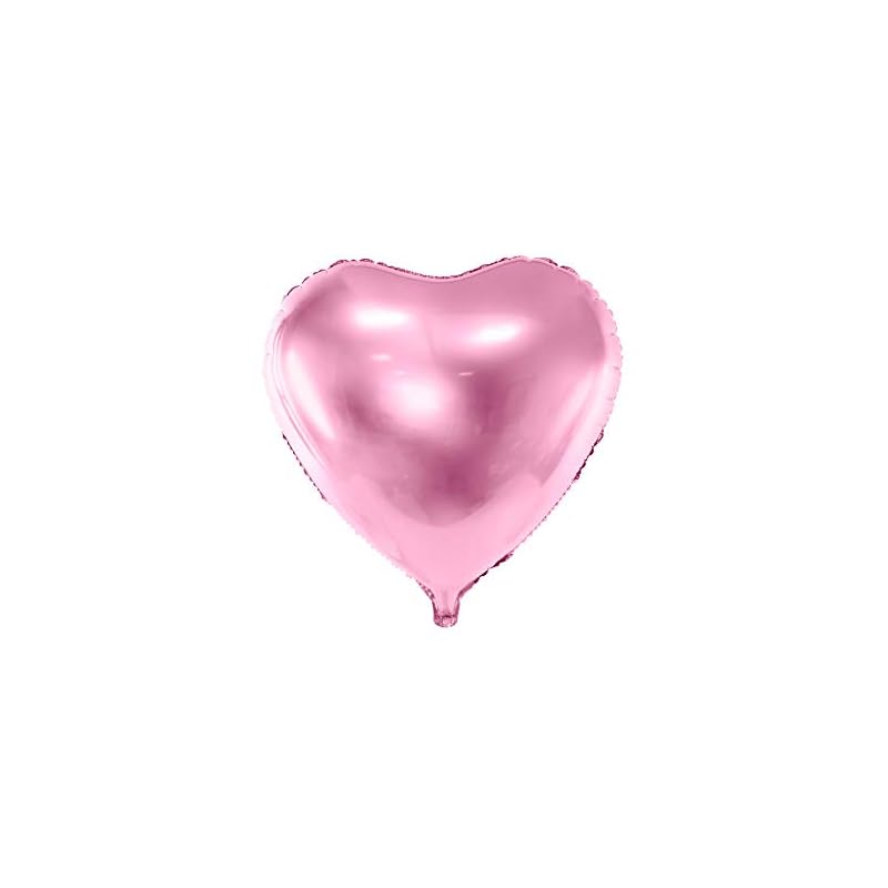 PartyDeco Heart Light Pink 61cm Film and Aluminum Balloon FB23M-081J