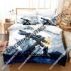 3D Print Game Turrican Bedding Set Single Twin Full Queen King Size Bed Set Adult Kid Bedroom Duvetcover Sets 3D Anime Bed Sheet