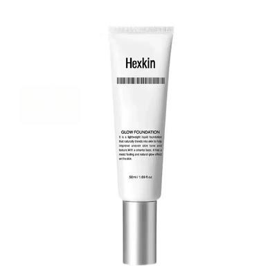 HEXKIN Glow Foundation 50ml 6 In 1(Sunscreen + Concealer + Primer + BB Cream + Whitening & Anti-Wrinkle + Foundation)