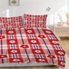 3Pcs Floral Pattern Printed Bedding Set, Breathable And Soft, Machine Washable, Christmas Gift, Suitable for Bedroom Decoration, 15153