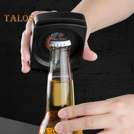 Flaskeåpner i rustfritt stål Multi-Purpose Kraftig bokslokkfjernerverktøy for brus Øl Vin Enkel å bære Kjøkken Gadget