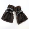 Autumn And Winter Leg Warmers Medium Long Tube Subcultural Plush Belt, Spice Girl Long Waist Chain Punk Style Props