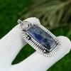 Daughters Day Deal 925 Sterling Silver Sodalite Gemstone Bezel Pendant Jewelry