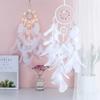 Lighting Handmade Bead Dream Catcher Wind Chimes Indian Style Feather Pendant Dreamcatcher Creative Car Hanging Decoration