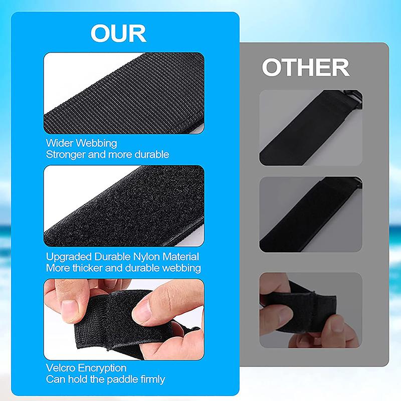 2Pcs Double Pack Kayak Paddle Magic Buckle Strap Clip For Sup Paddle Board Inflatable Paddle Outdoor Rowing Surf Boat Buckle