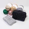 Metallic Knitting Yarn 87.48Yard Metallic Tshirt Yarn for Crochet Bag Basket Knitting Project Handbags Home Decoration