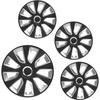 | ENJOLIVEUR ENJOLIVEURS 17" 17 POUCES NOIR & ARGENT STRATOS RC Lot De 4 Piéce