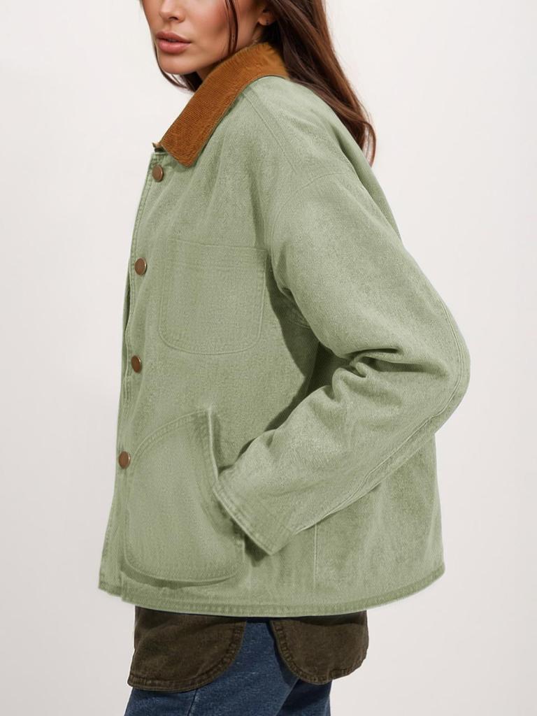 Women's Versatile Denim Jacket - Casual Style 2026