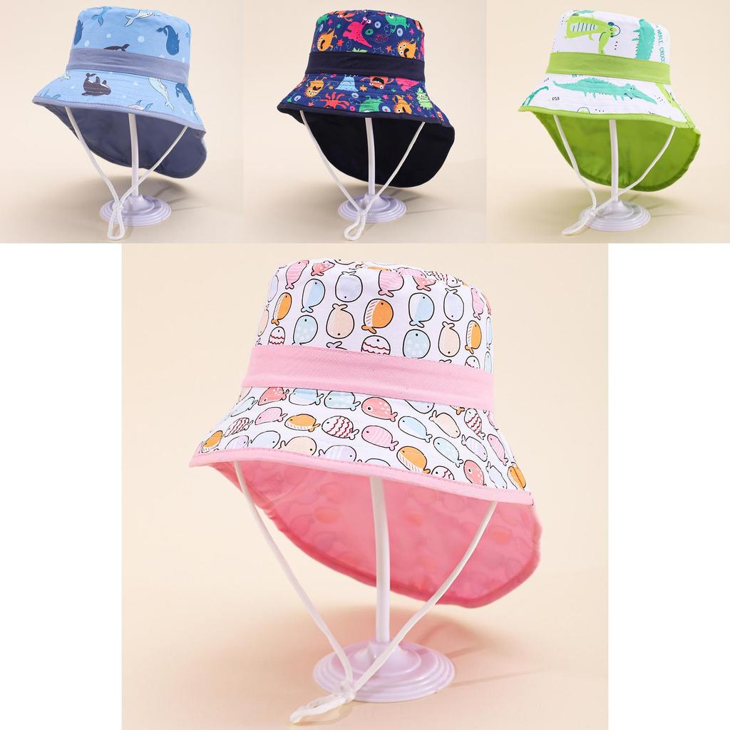 Unicorn Kids Fisherman Hat With Wide Brim For Summer Beach Sun Protection