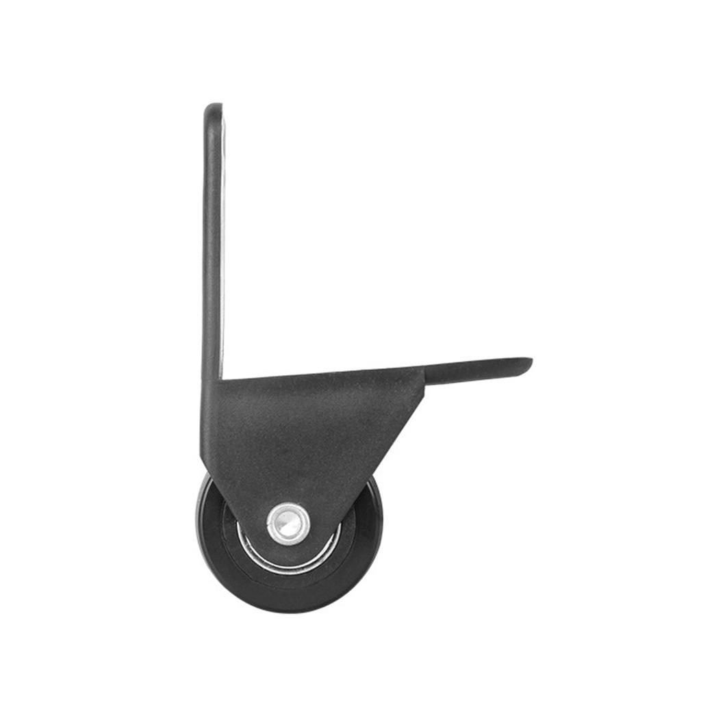 2pcs Heavy Duty Caster Fixed Caster Wheel Right Angle Fixing Wing Air Hotel Lobby Luggage Cart Suitcase Trolley