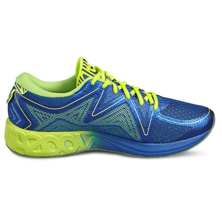 Asics Noosa FF Casual Comfortable Durable Low-Top Running Shoes Men Sneaker Blue Yellow T722N-4507