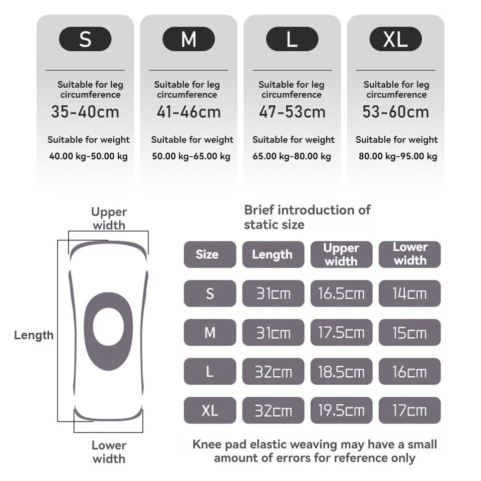 Aolikes Professional Knee Brace For Pain Relief Compression Knee Sleeve With Silicone Spring Basketball Volleyball Knee Pads