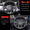 Custom Hand-Stitched Steering Wheel Cover for Toyota Camry, Corolla, RAV4, and Wildlander