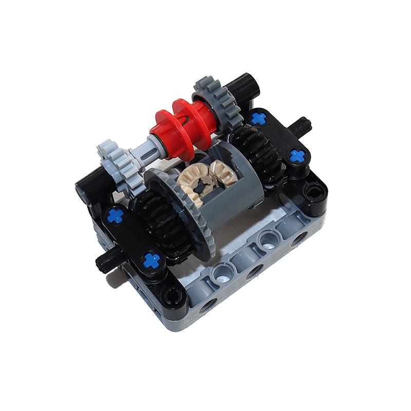 Building Blocks Drive Car Front Back Suspension Steering System Differential Gears Self-Locking Bricks MOC Technical Parts