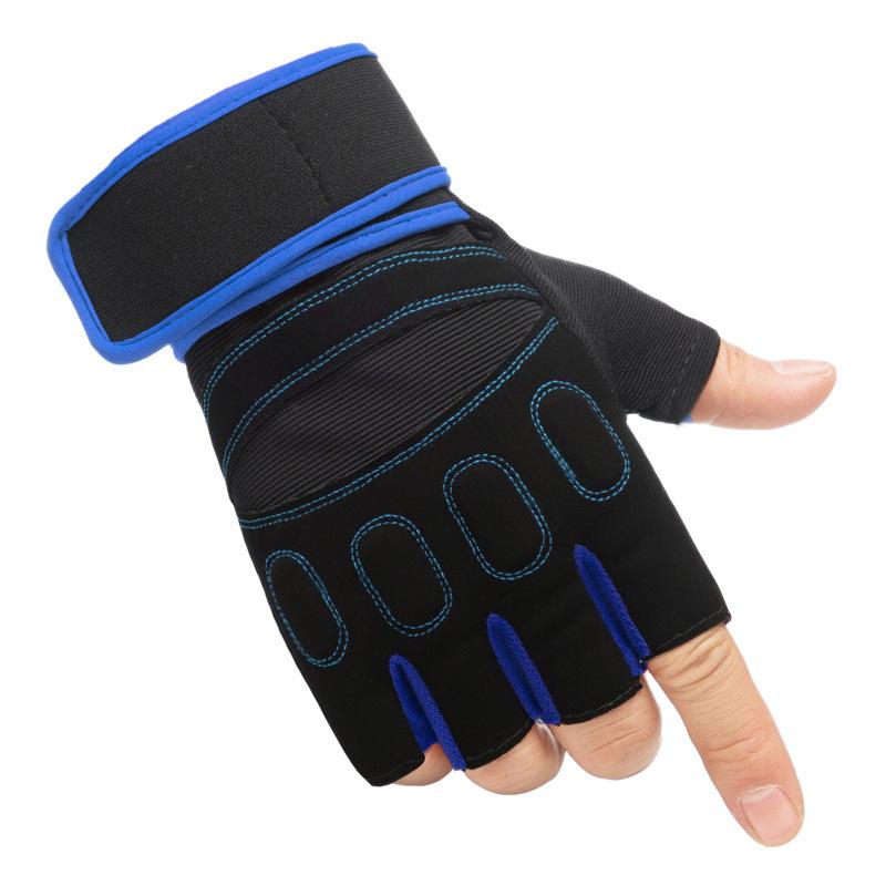 Fitness Sporthandschuhe Neuer Stil Herren und Damen Atmungsaktive Halbfingerhandschuhe Schützende Atmungsaktive Trainingshandschuhe Outdoor Fahrradhandschuhe