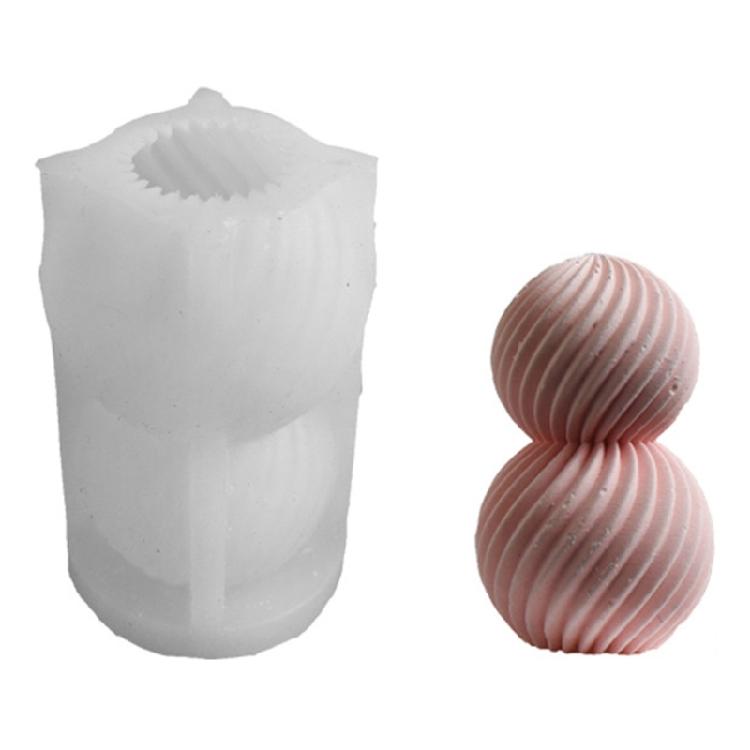 Geometrics Folding Inspire Candle Mould Sturdy Silicone Sphere for Projects and Creative Gift