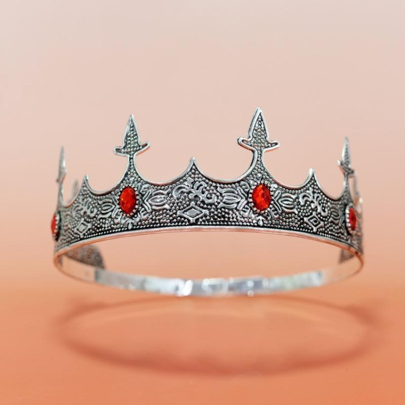 Crown Prince Crown Wedding Birthday Ball Party Halloween Decoration Hairpin