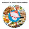 Double Lock Freezer Seal Bags Food-grade Silicone Food Storage Bag Fresh-keeping Bag  Fruit