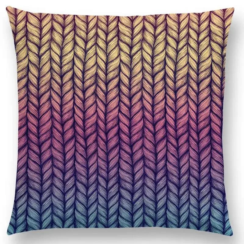 New Abstract Iridescent Stripes Bubbles Pastel Rainbow Geometric Painting Watercolor Sofa Throw Pillow Case Car Cushion Cover