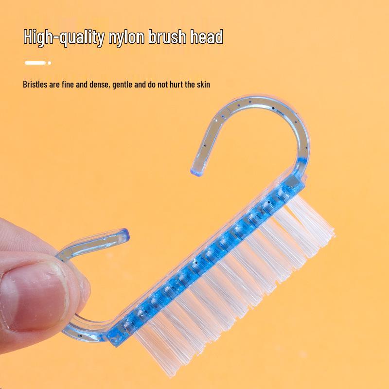 Kompaktowa wielofunkcyjna szczotka do czyszczenia paznokci i szczelin