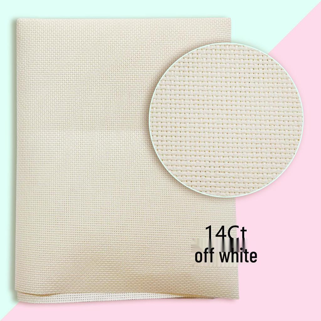 Mona Lisa 14CT Aida Cross Stitch Kit: Beginner-Friendly, Thickened Embroidery Cloth, Semi-Finished DIY Project