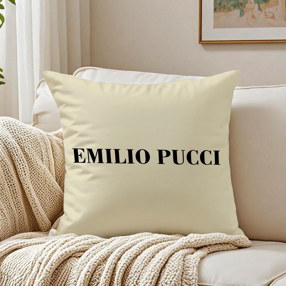 Vibrant Fashion Brand EEmilio PPucci Cushion Cover Pillowcase Antidustmite living Room Sofa Decor Cushion Room