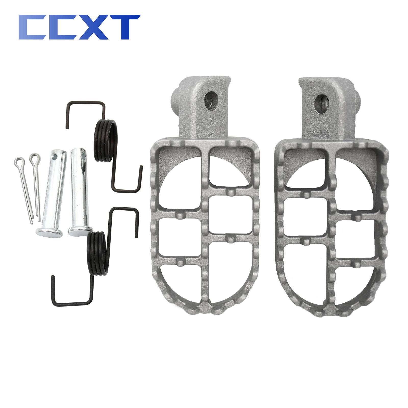 

Подножки для мотоцикла, педаль для Yamaha PW50 PW80 TW200 PW 50 80 TW 200 для Honda XR50R CRF50 CRF70 CRF80 CRF100F, подножки серебряный