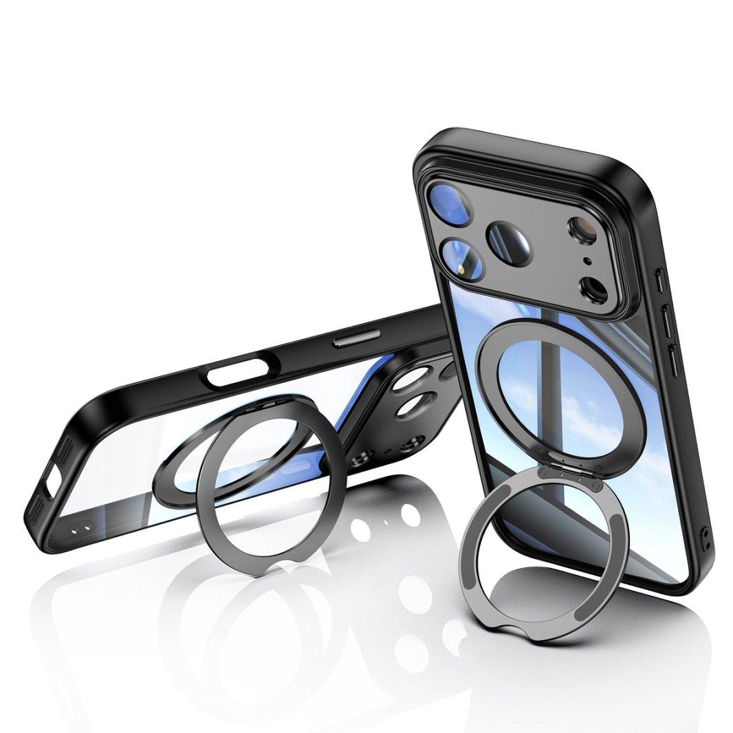 

Metal Ring Stand Magnetic Case for Magsafe IPhone 17 Air 16 E 14 13 15 Pro Max Plus 17Air 17Pro 16E Mac Safe Holder Phone Cover iPhone 15
