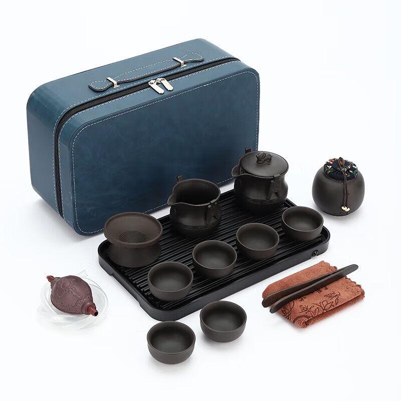 

Qiuqiao Zisha Portable Kung Fu Tea Set