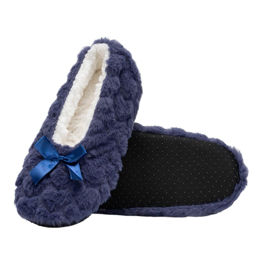 Heart Thicken Plush Socks Thermal Bow Sleeping Socks Simple Winter Floor Socks Girls