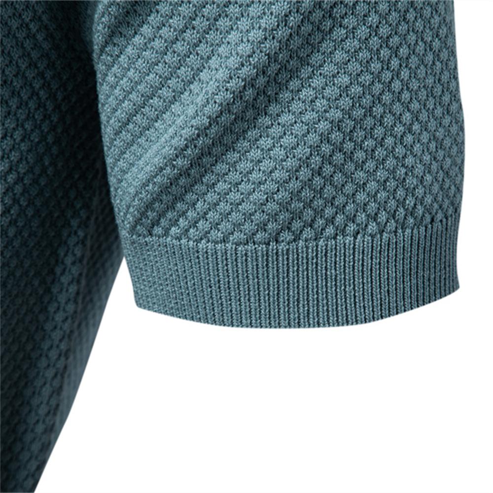 Men's Breathable Polo Shirt Short Sleeve Solid Color Casual Polo Shirts for Men Lightweight Stretch Polo